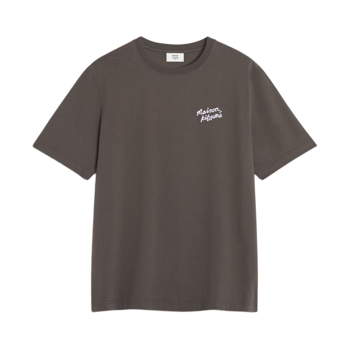 MM00126KJ7025-0453 Maison Kitsune Handwriting Comfort T-Shirt Beluga
