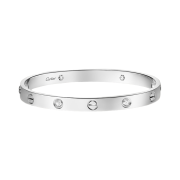 Cartier Love Classic Bracelet White Gold