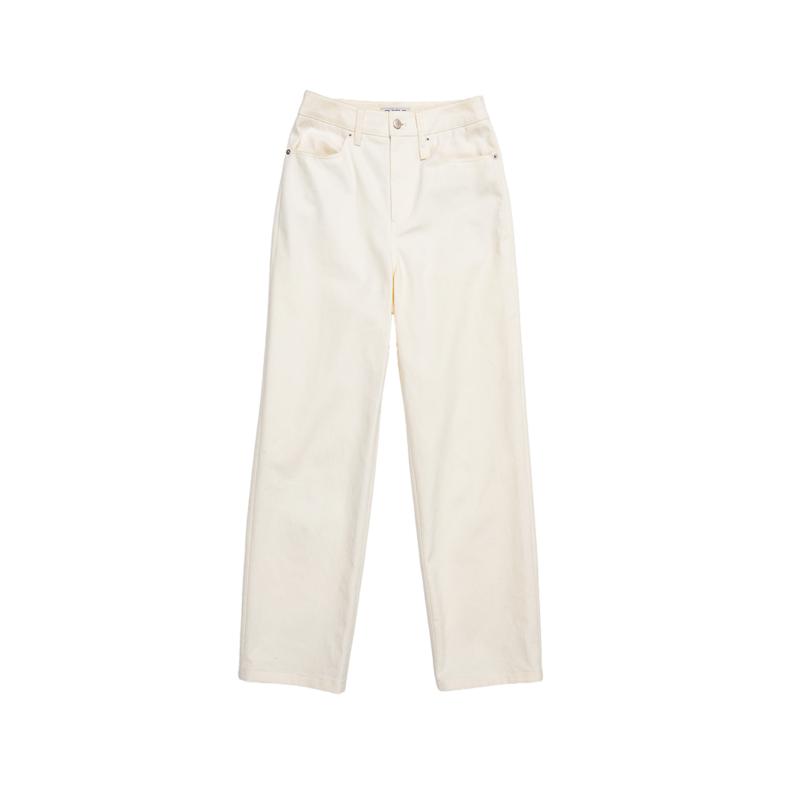 fab-24cswtr03 FABEUR Stripe Straight Pants Cream