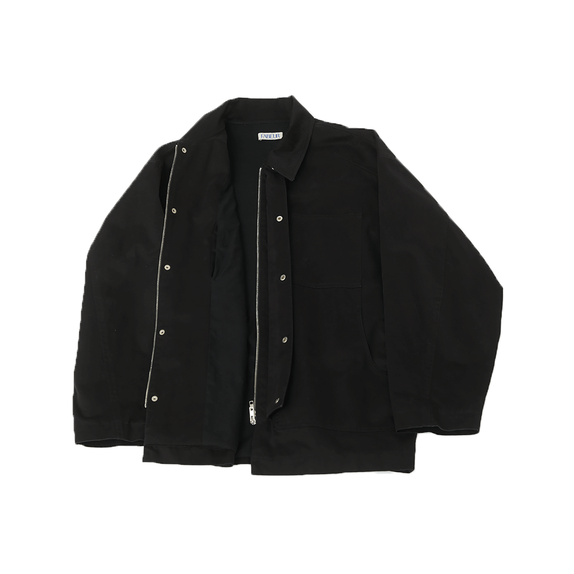 파버 코튼 워크 자켓 블랙(FABEUR Cotton Work Jacket Black) - 2