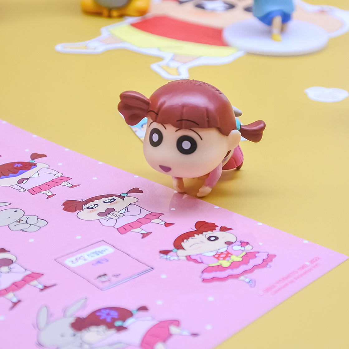 애니모어 짱구는못말려 유리&맹구 케이블홀더세트(Animore Crayon Shinchan Yuri&Bochan Cable Holder Set) - 4