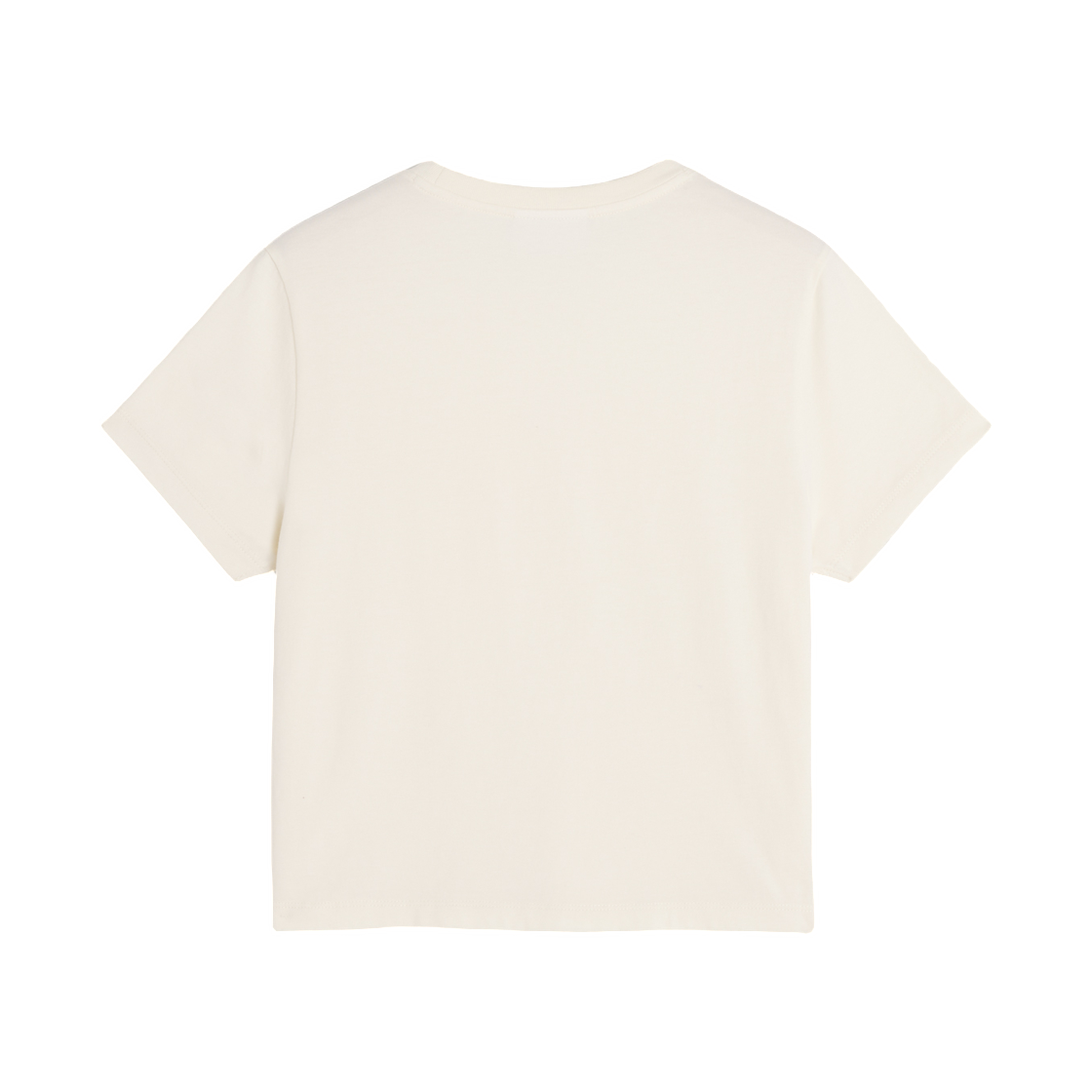 (W) 메종 키츠네 베이비 폭스 베이비 티셔츠 노블 베이지((W) Maison Kitsune Baby Fox Baby T-Shirt Noble Beige) - 2