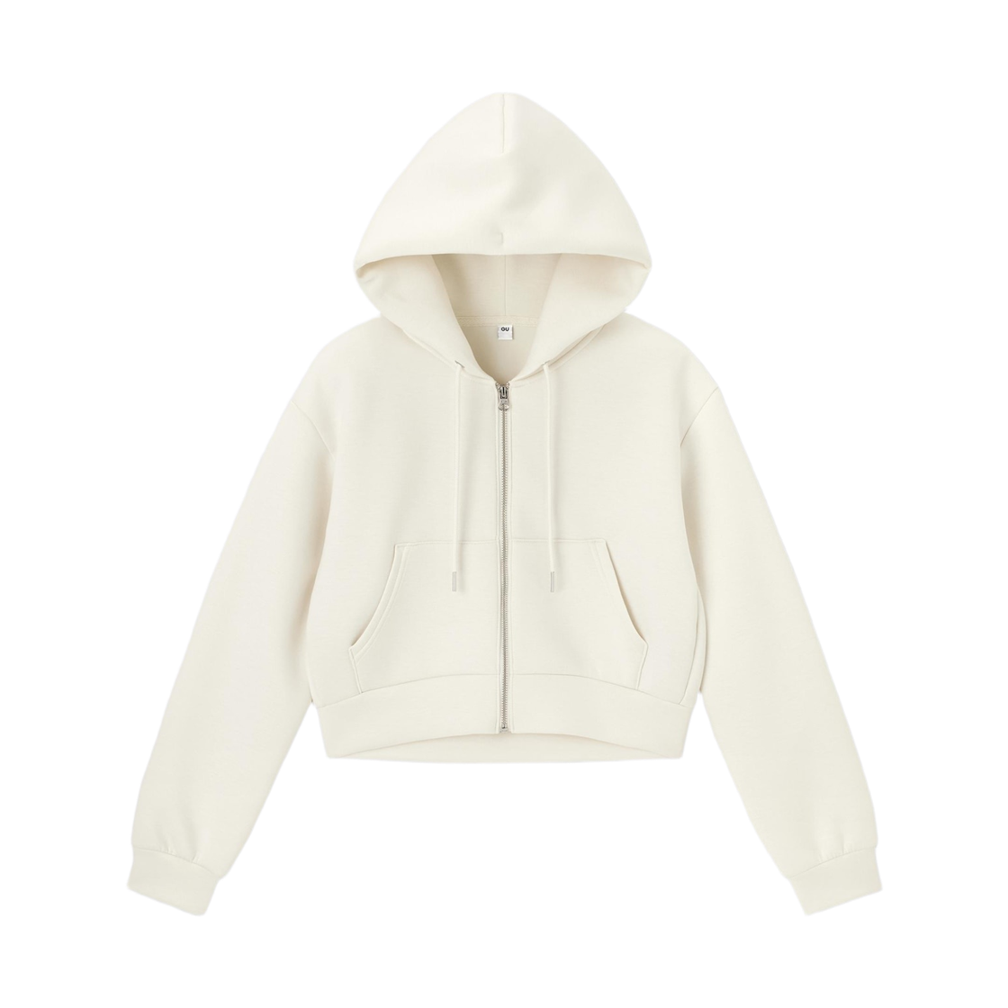 (W) GU 퍼프 스웨트 풀집 파카 내츄럴((W) GU Puff Sweat Full Zip Parka Natural)