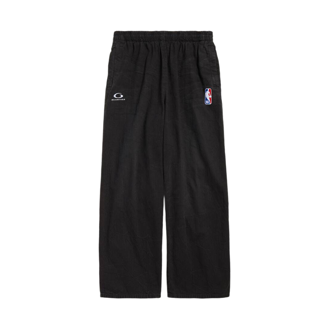 863836TQW541071 Balenciaga x NBA Collaboration Pants Lightweight Black