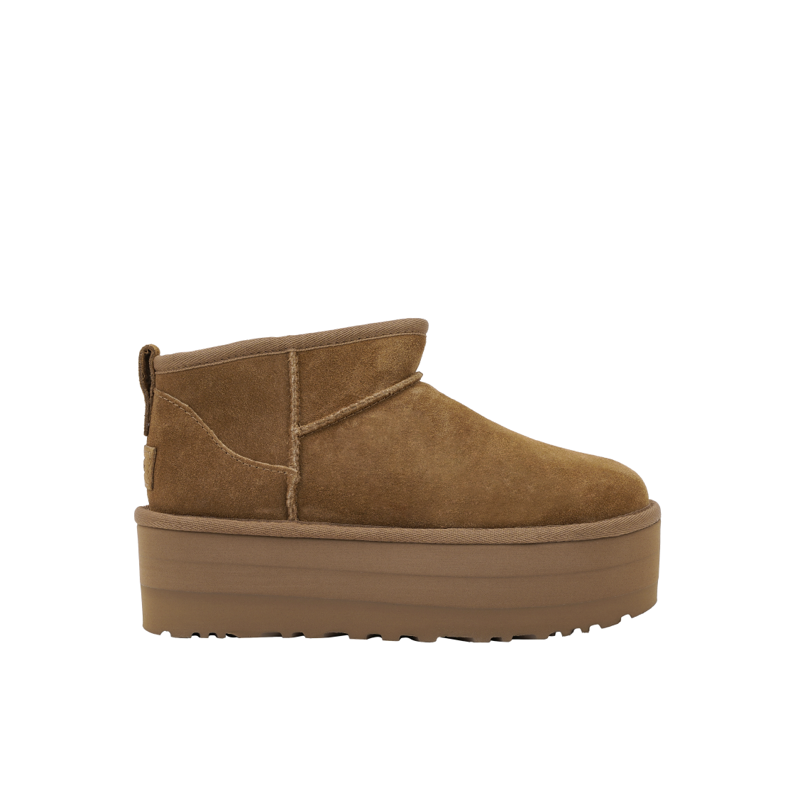 (W) 어그 클래식 울트라 미니 플랫폼 부츠 체스트넛((W) UGG Classic Ultra Mini Platform Boots Chestnut)