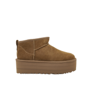(W) UGG Classic Ultra Mini Platform Boots Chestnut