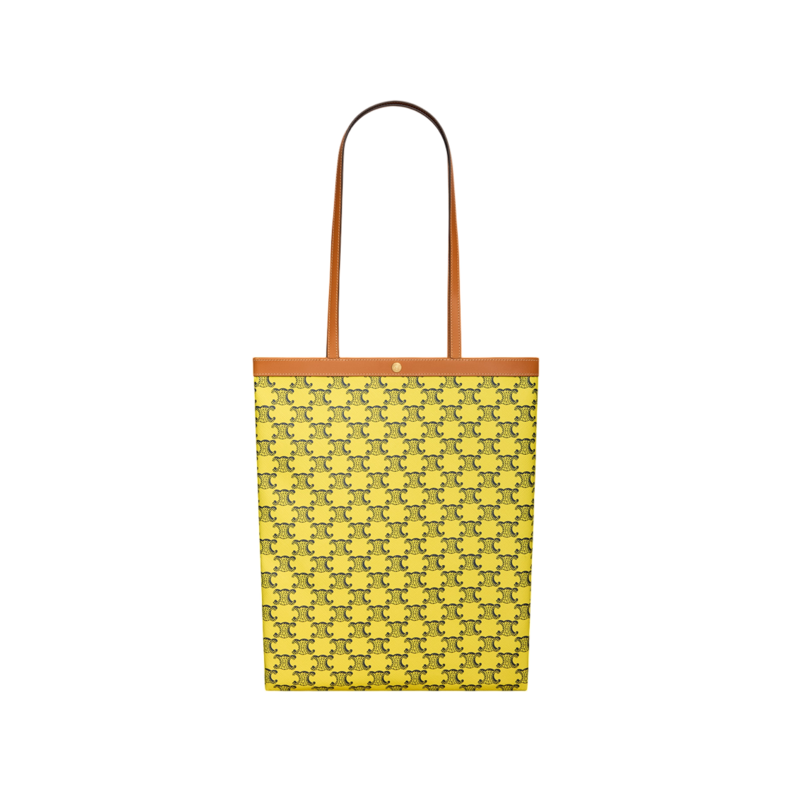 셀린느 미디움 플랫 쇼퍼 트리옹프 캔버스 옐로우 네이비(Celine Medium Flat Shopper in Triomphe Canvas Yellow Navy) - 3
