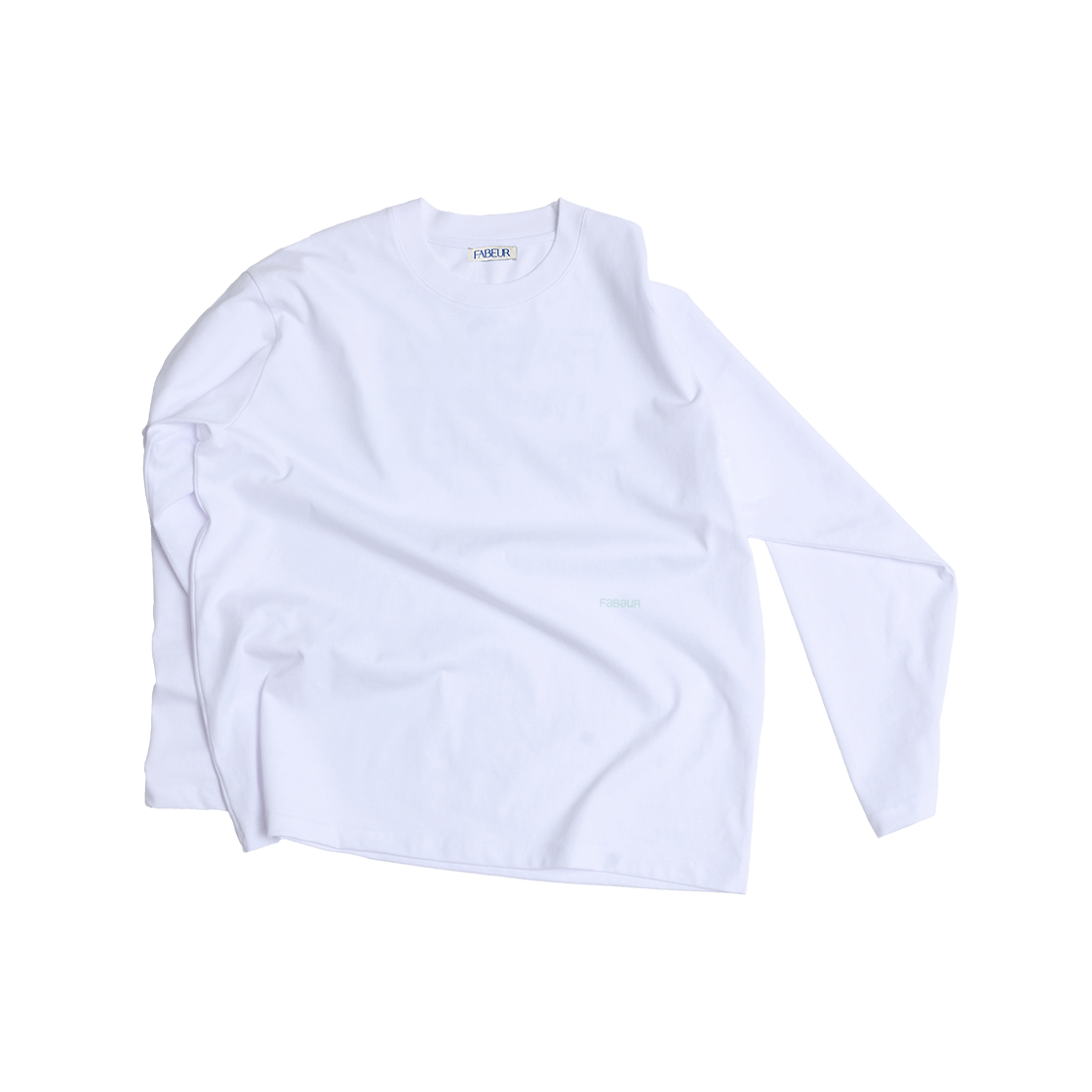 파버 로고 프린트 티셔츠 화이트(FABEUR Logo Print T-Shirt White) - 2