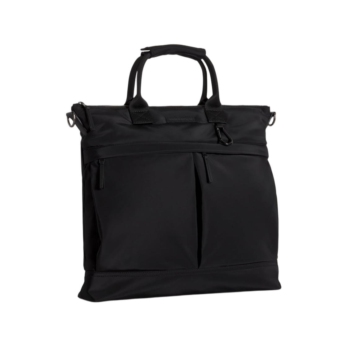 메종 키츠네 나일론 토트 블랙(Maison Kitsune Nylon Tote Black) - 2