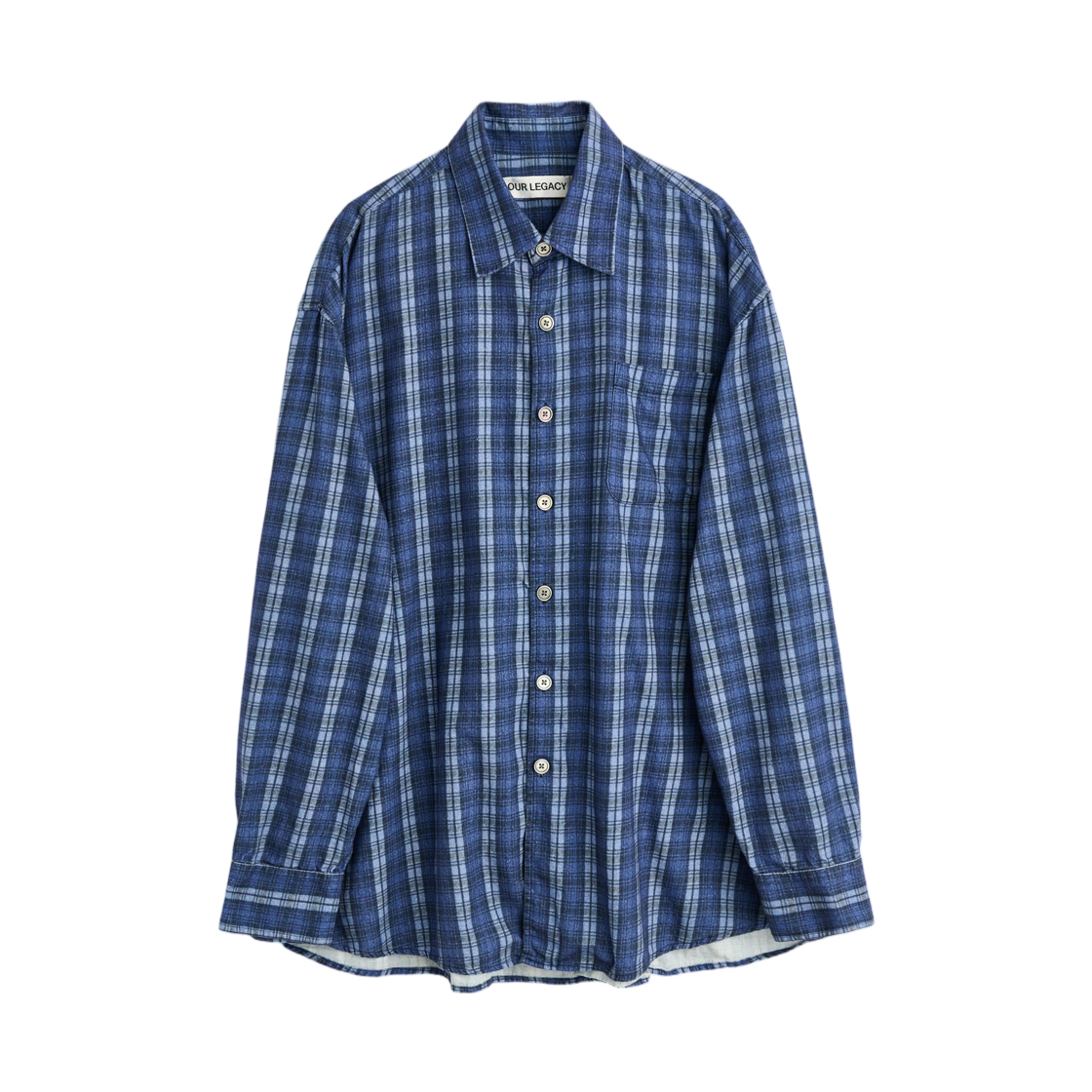 아워레가시 보로우드 셔츠 체크 플리즈 프린트(Our Legacy Borrowed Shirt Check Please Print)