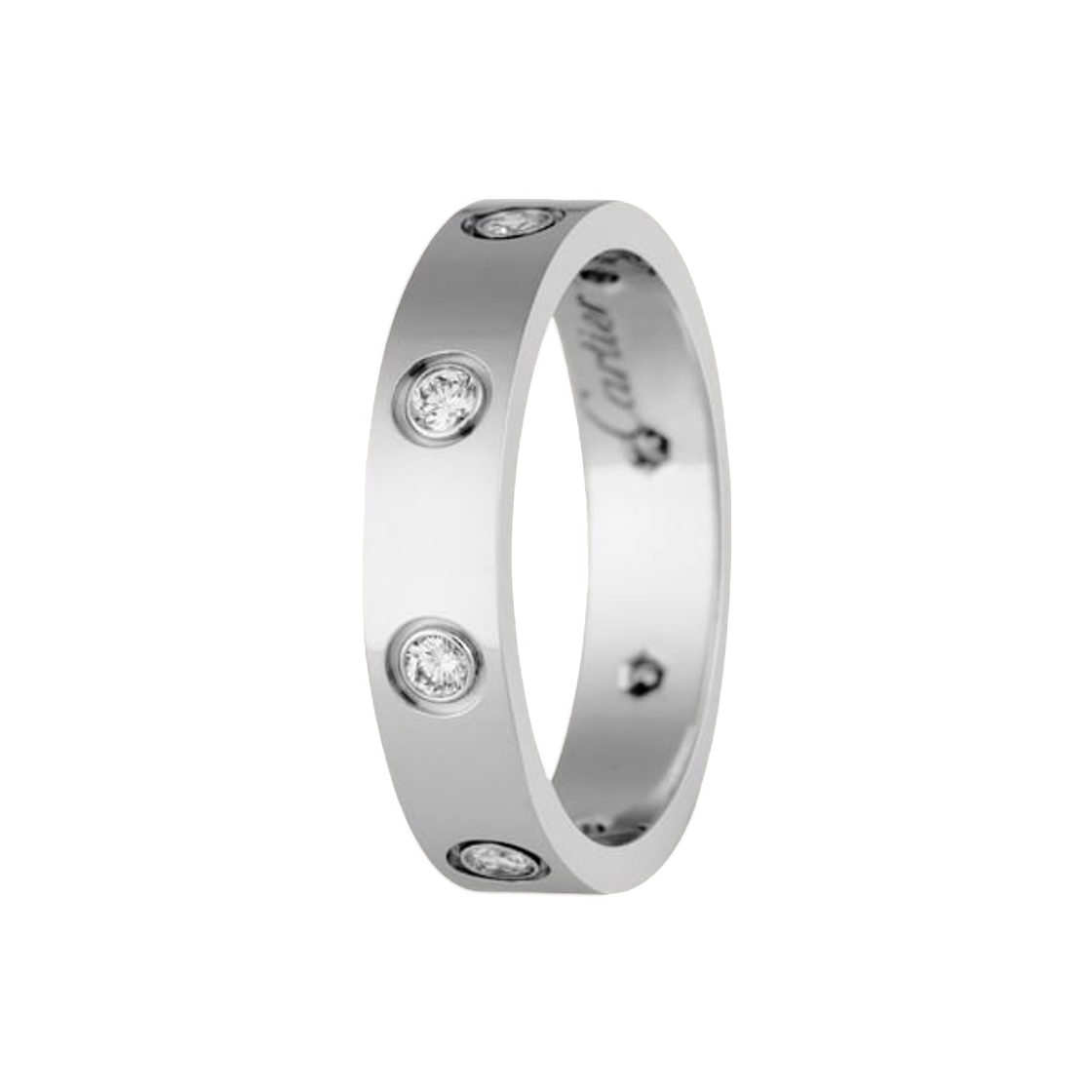 까르띠에 러브 스몰 링 화이트 골드(Cartier Love Small Ring White Gold) - 1