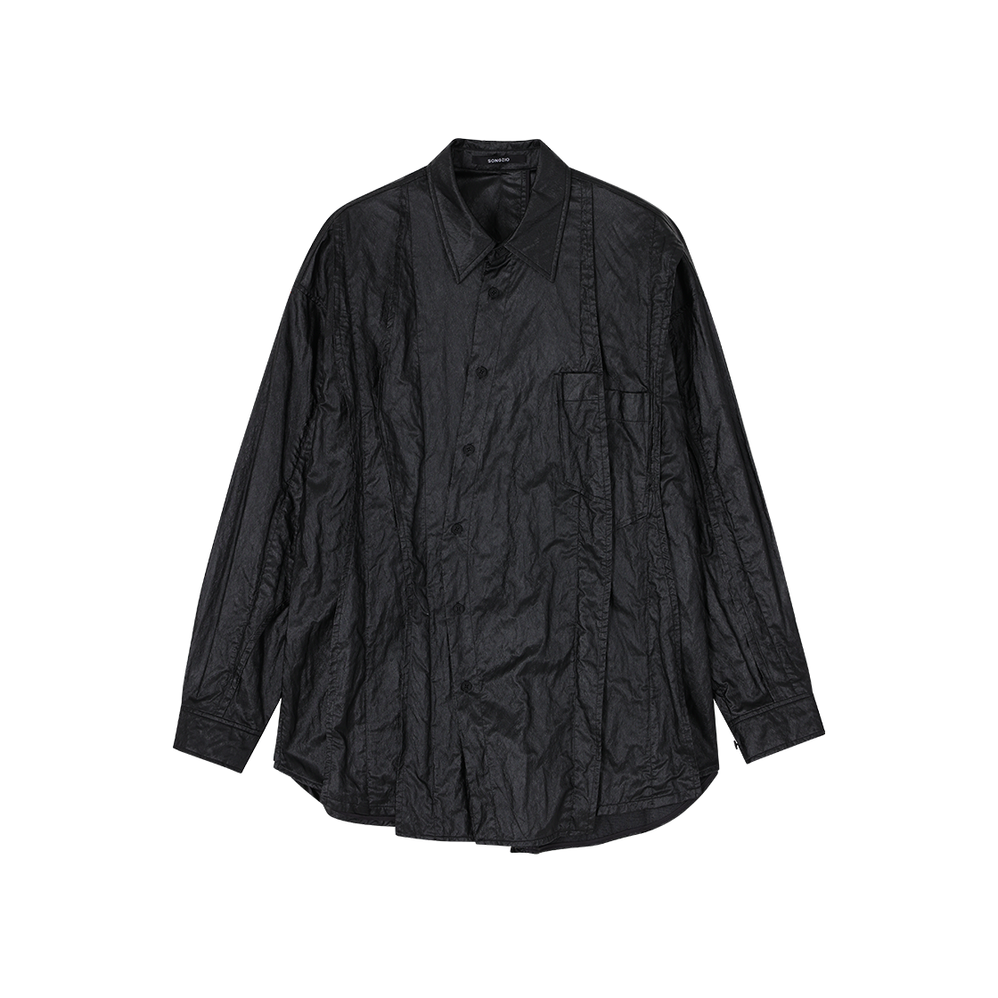 SI2SH714BK SONGZIO COLLECTION Polyptych Shirt Black