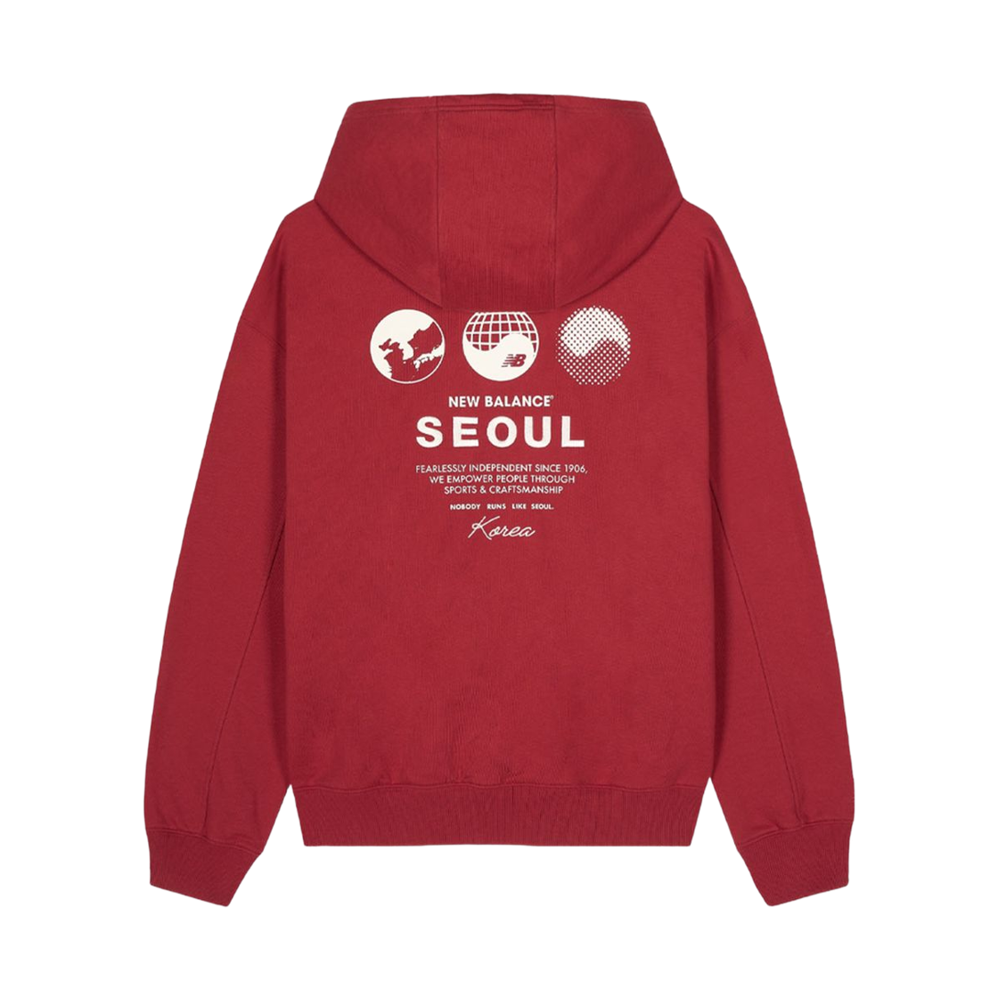 뉴발란스 서울 글로벌 익스클루시브 후드 레드(New Balance Seoul Global Exclusive Hoodie Red) - 1