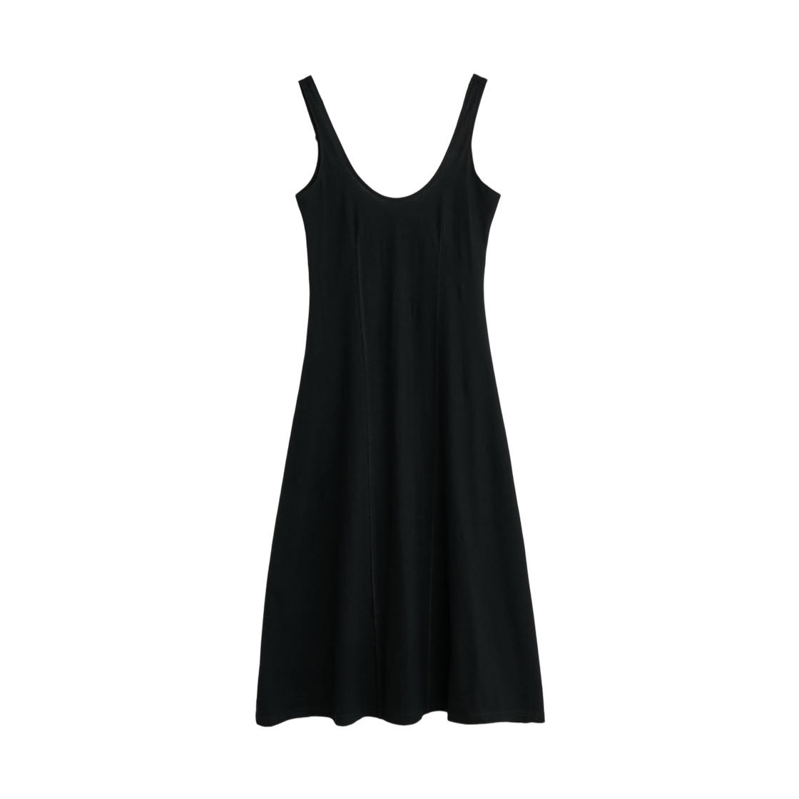 W2266BB (W) Our Legacy Blade Dress Black High Twist Jersey