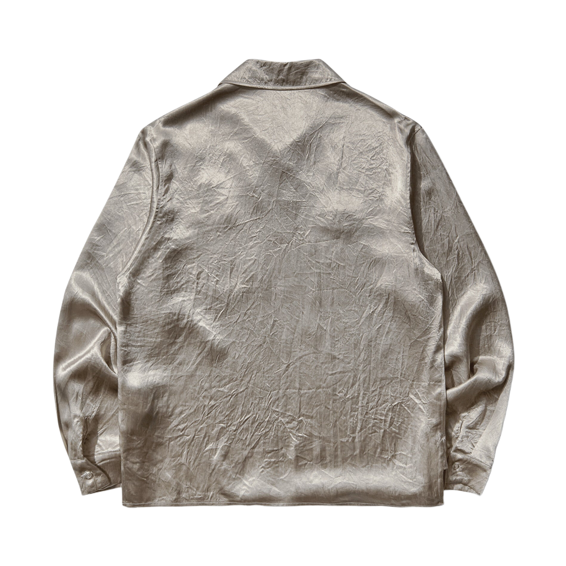엄브로 x 슬램잼 사틴 엔필드 셔츠 실버 펄(Umbro x Slam Jam Satin Enfield Shirt Silver Pearl) - 2