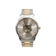 Gucci YA1264074 G-Timeless Cat Gold-tone Quartz 38MM Men's Watch