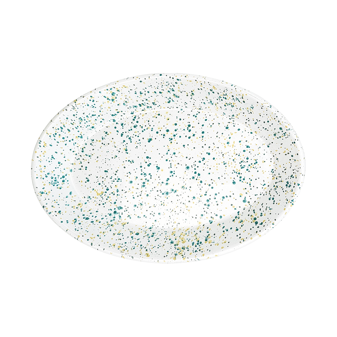 에딩 밀키웨이 오벌 플레이트 타히티 민트(Eding Milkyway Oval Plate Tahiti Mint) - 1