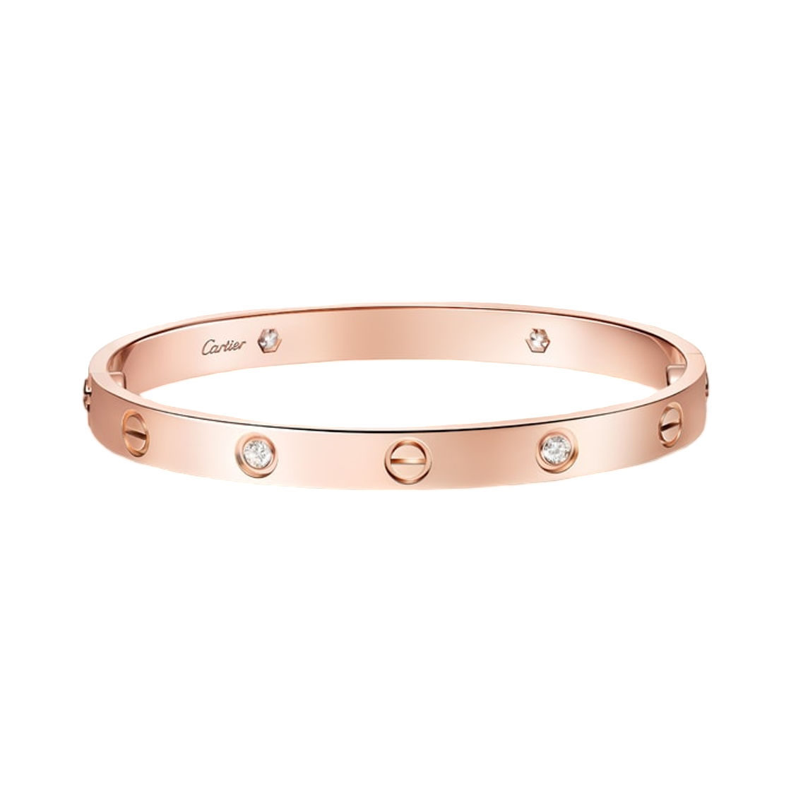 B6069917 Cartier Love Classic Bracelet Pink Gold