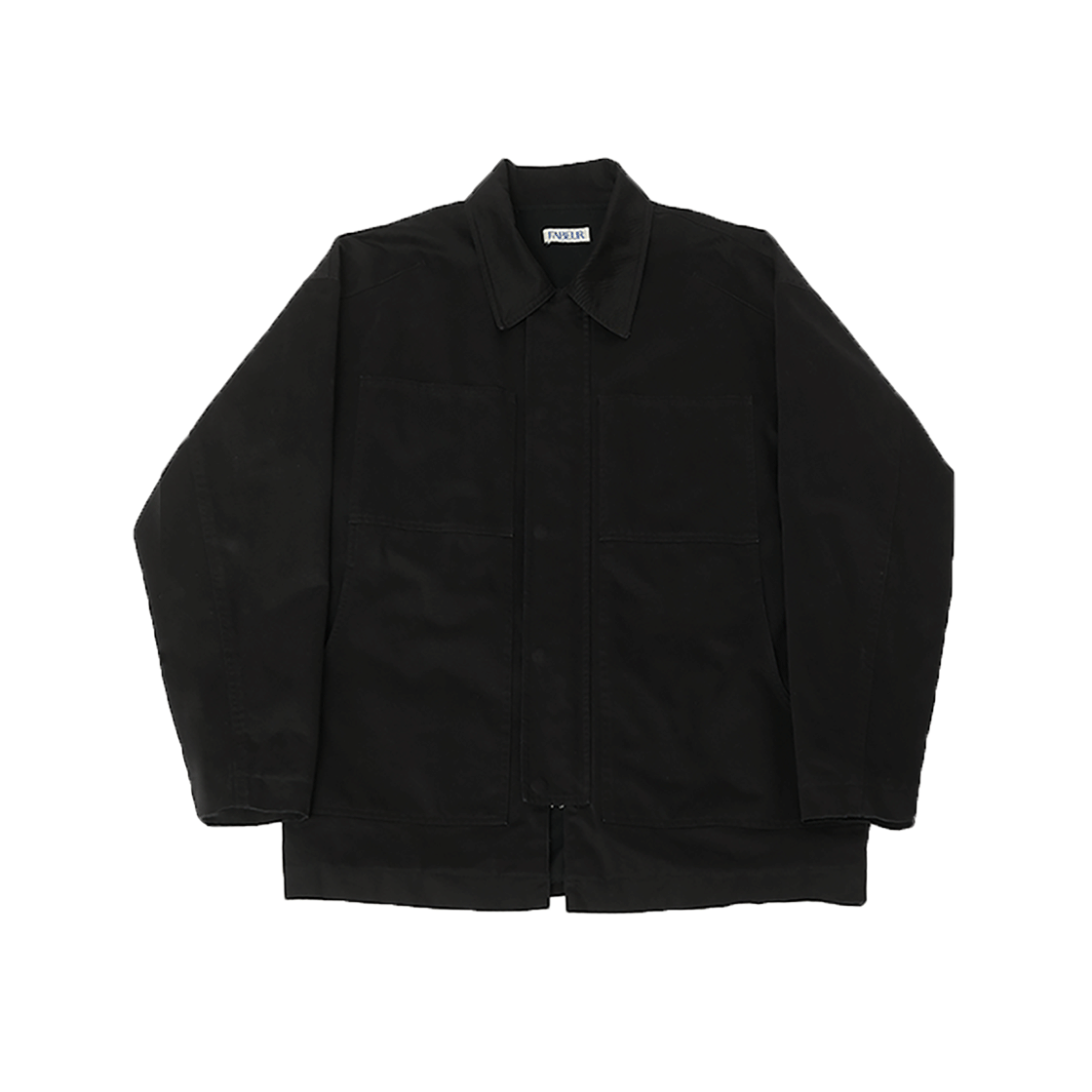 파버 코튼 워크 자켓 블랙(FABEUR Cotton Work Jacket Black)