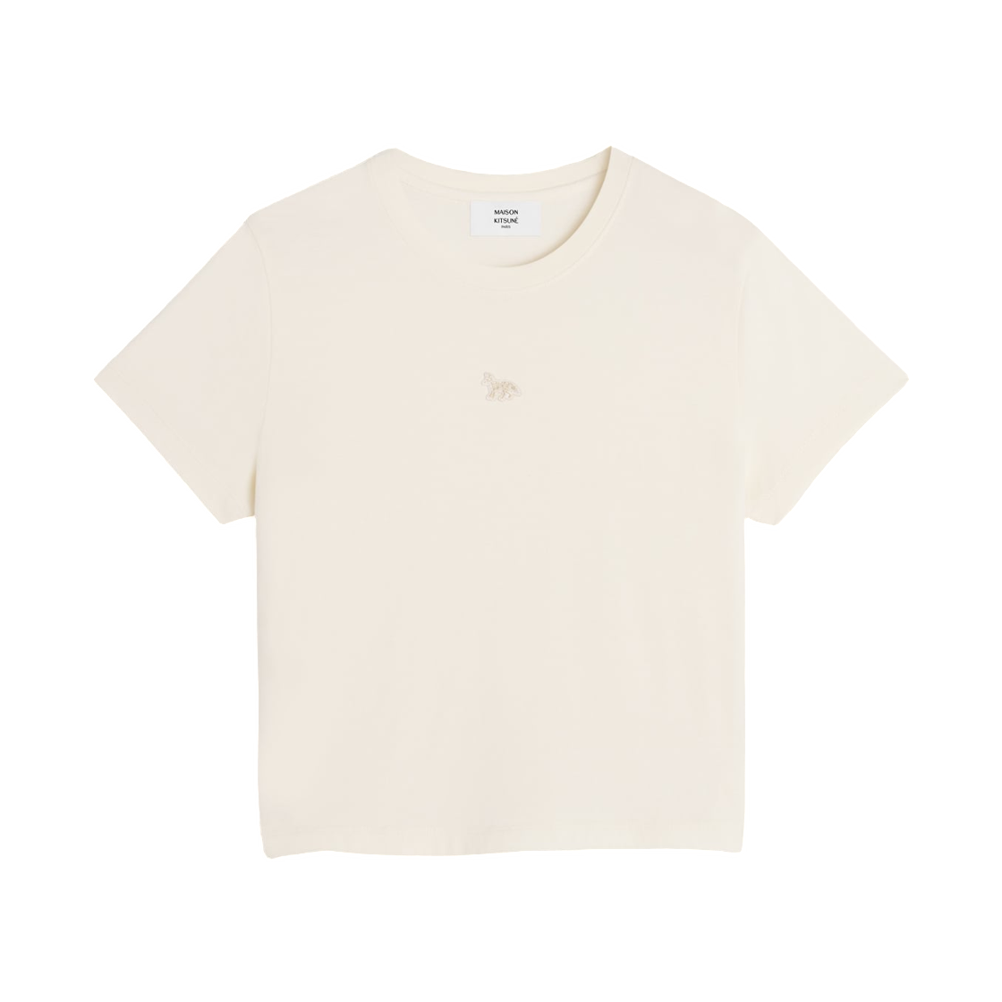 MW00105KJ7026-0063 (W) Maison Kitsune Baby Fox Baby T-Shirt Noble Beige