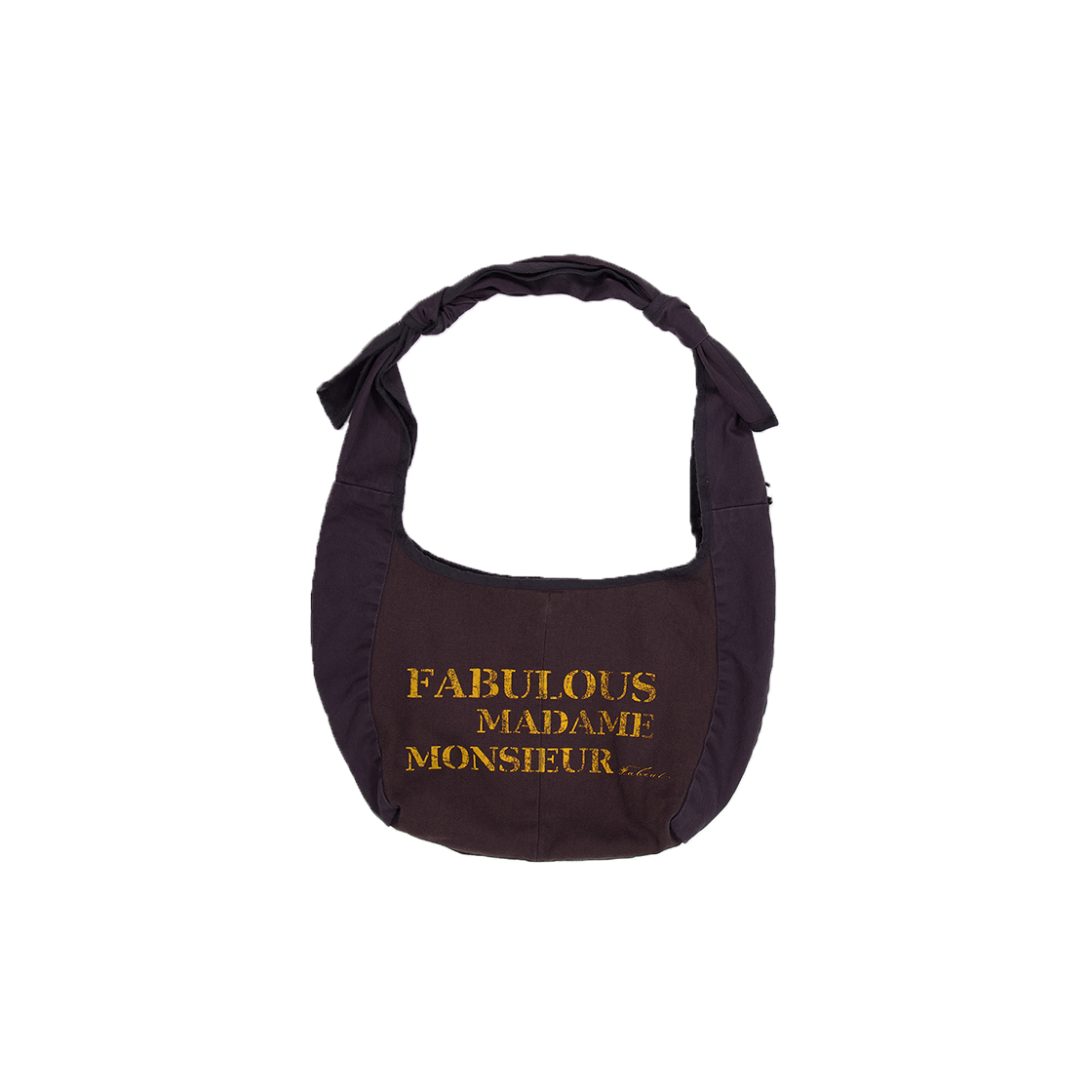 파버 벨로 백 프린팅 차콜 브라운(FABEUR Vélo Bag Printing Charcoal Brown) - 1