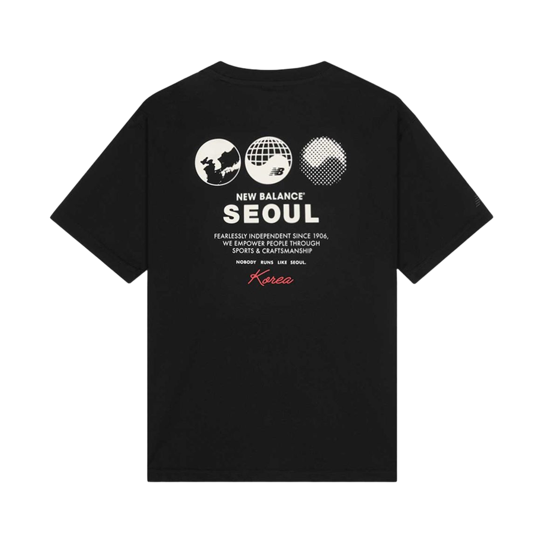 NBNEG2A013-19 New Balance Seoul Global Exclusive T-Shirt Black