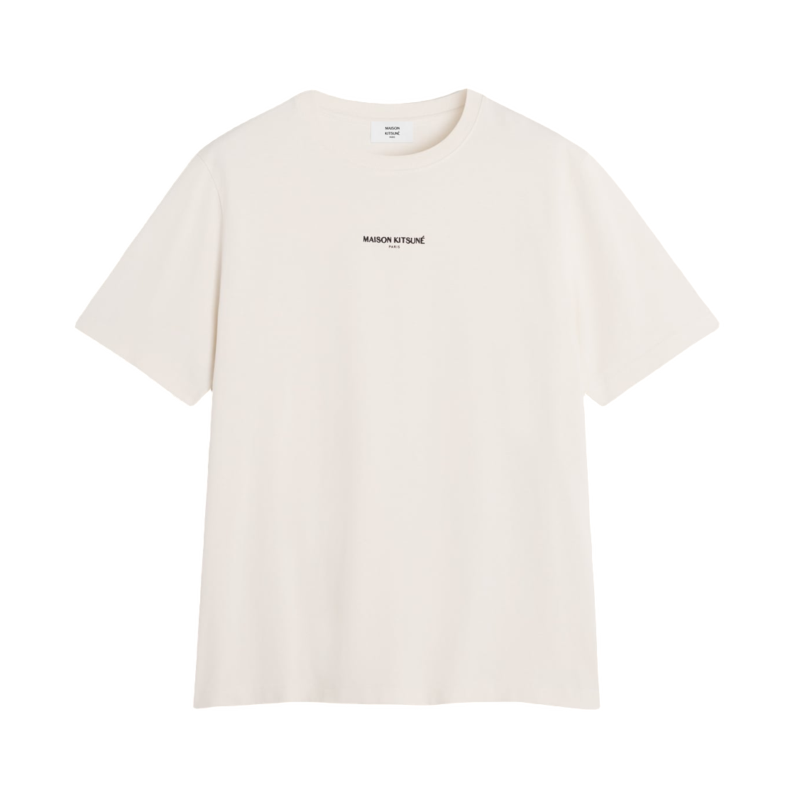 QM00100KJ7025-0063 Maison Kitsune Paris Comfort T-Shirt Noble Beige