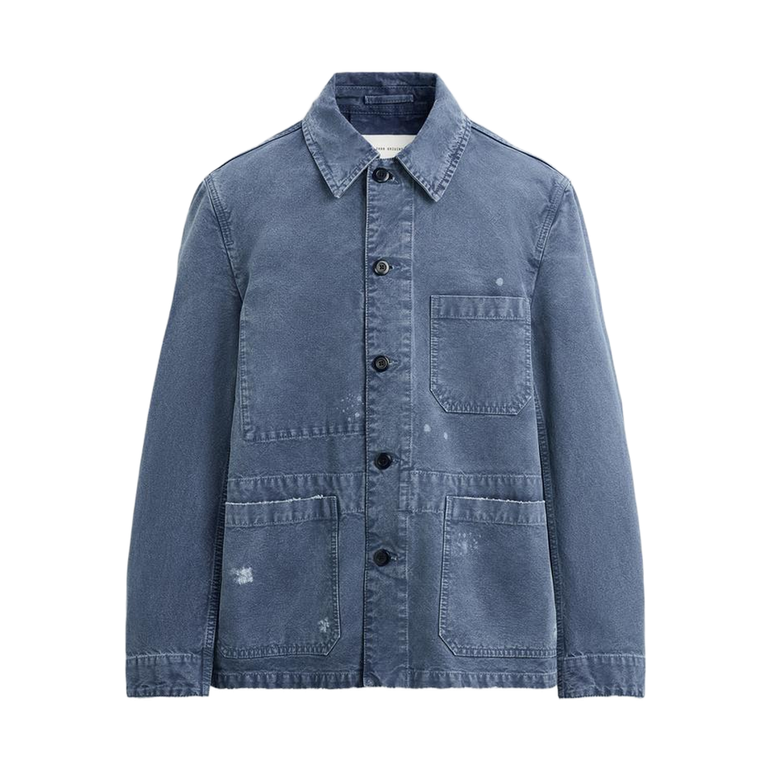 8527/207/400 Zara Paint Splatter Jacket Blue