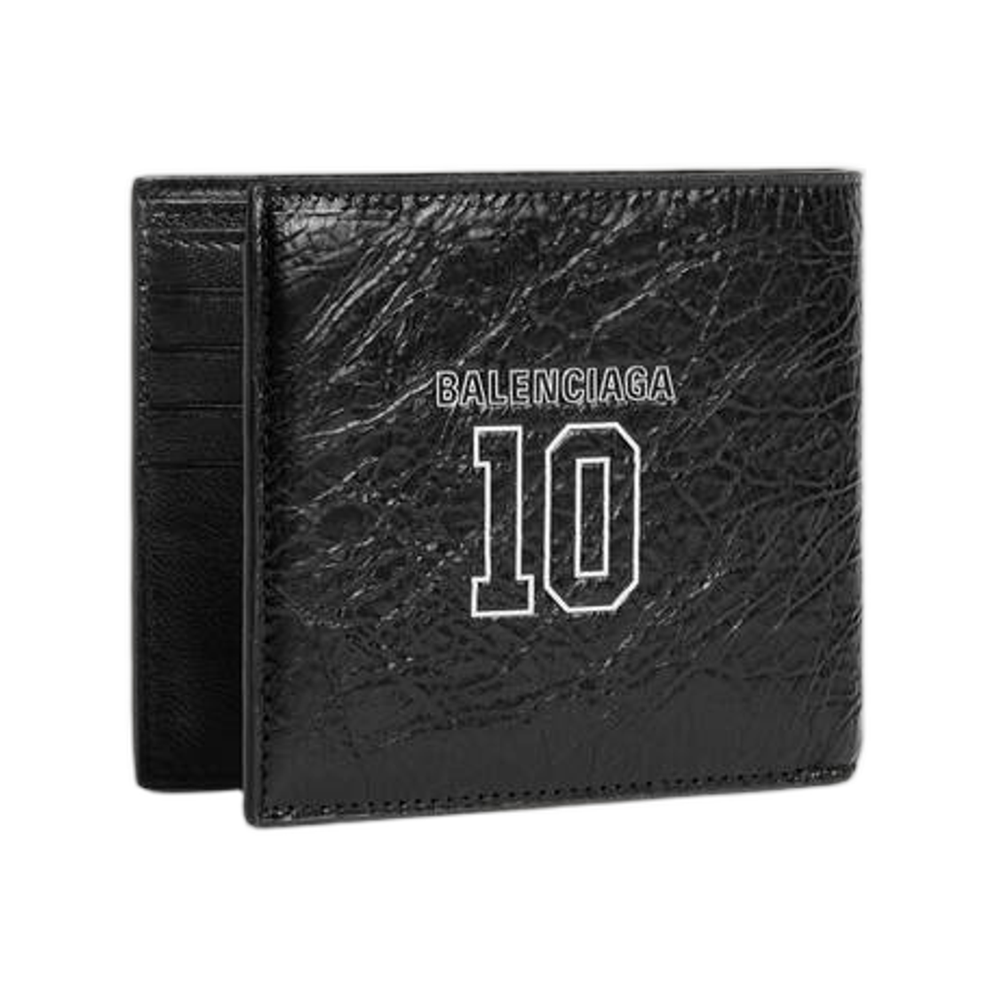 발렌시아가 x NBA 콜라보레이션 캐쉬 스퀘어 폴디드 월렛 블랙(Balenciaga x NBA Collaboration Cash Square Folded Wallet Black) - 2