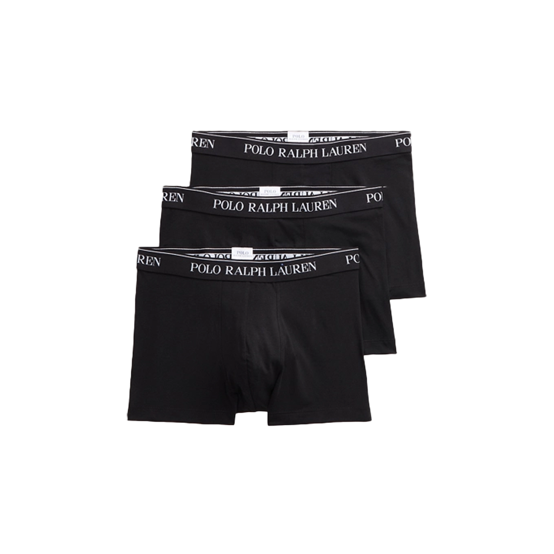 [10%적립] 폴로 랄프 로렌 스트레치 코튼 트렁크 3팩 블랙 - 26SS([10%적립] Polo Ralph Lauren Stretch Cotton Trunk 3 Pack Black - 26SS)