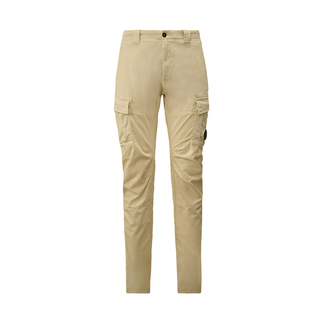 20CMPA743A005694G114 C.P. Company Stretch Sateen Ergonomic Lens Cargo Pants Frozen Dew White - 26SS