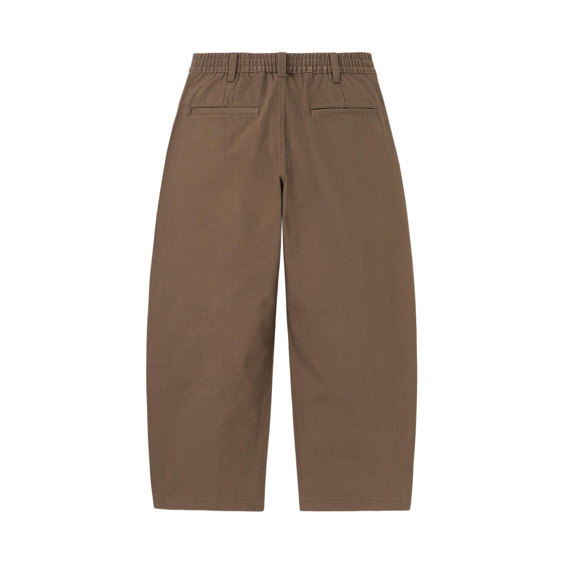 GU 헤비 코튼 배럴 레그 팬츠 브라운(GU Heavy Cotton Barrel Leg Pants Brown) - 2
