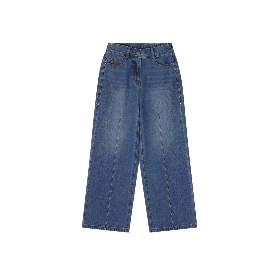 WH5PT525BL (W) SONGZIO Straight Dart Denim Pants Blue