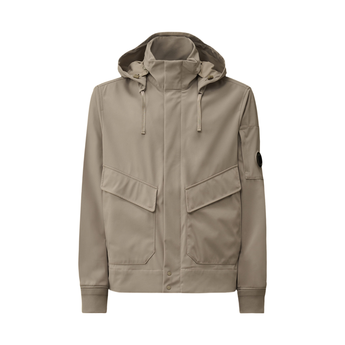 20CMOW001A005968A904 C.P. Company C.P. Shell-R Hooded Lens Jacket Dove Grey - 26SS