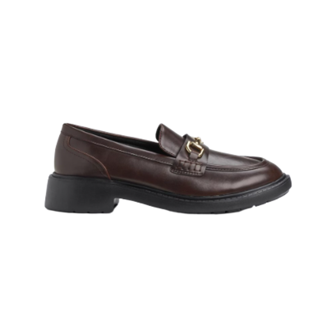 357767-36 (W) GU Volume Sole Bit Loafer Brown