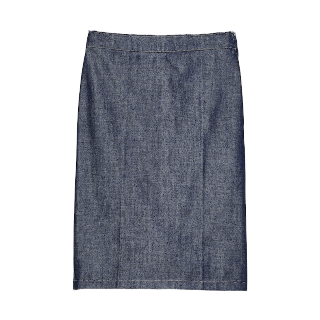 GFD185-18MD-F0008 (W) Prada Denim Pencil Skirt Navy