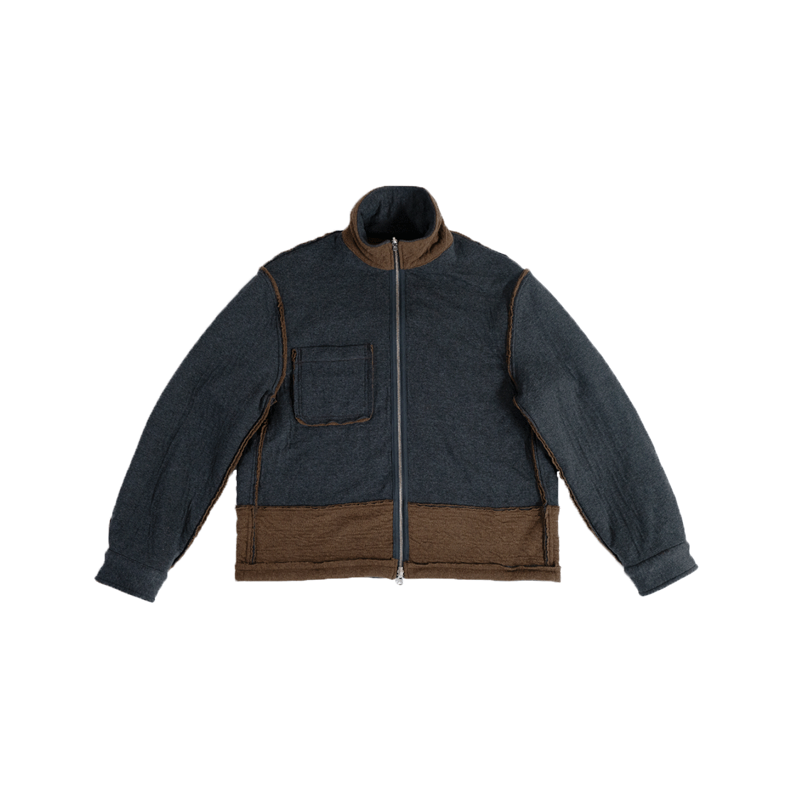 파버 리버서블 울 자켓 차콜 카멜(FABEUR Reversible Wool Jacket Charcoal Camel)