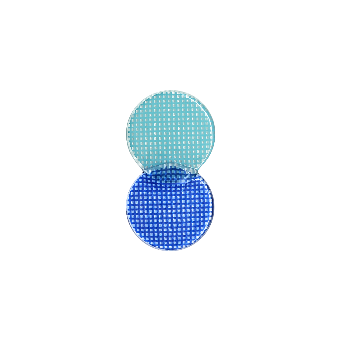 에딩 체키 수저받침 블루&터콰이즈(Eding Checky Cutlery Rest Blue and Turquoise) - 2