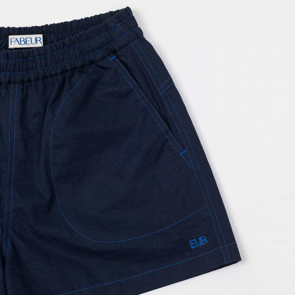 파버 코튼 쇼츠 네이비(FABEUR Cotton Shorts Navy) - 3