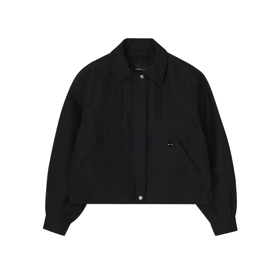 (W) 송지오 지제로 팬서 오리지널 크롭 초어 자켓 블랙