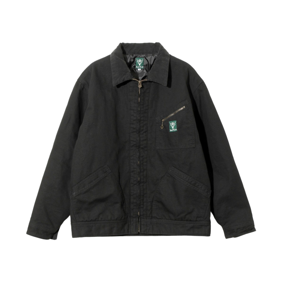 사우스2 웨스트8 11.5온즈 코튼 캔버스 워크 자켓 블랙(South2 West8 11.5oz Cotton Canvas Work Jacket Black)