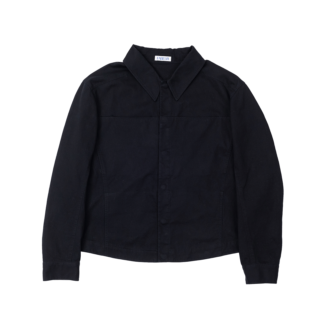 파버 코튼 워시드 자켓 블랙(FABEUR Cotton Washed Jacket Black)