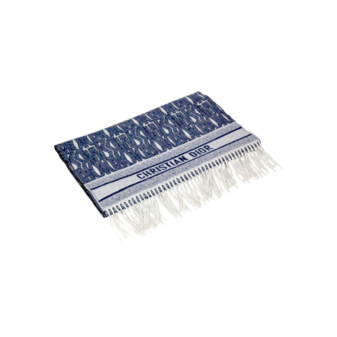 디올 블루 캐시미어 미스 디올 머플러 C-B46753(Dior Blue Cashmere Miss Dior Scarf C-B46753) - 1
