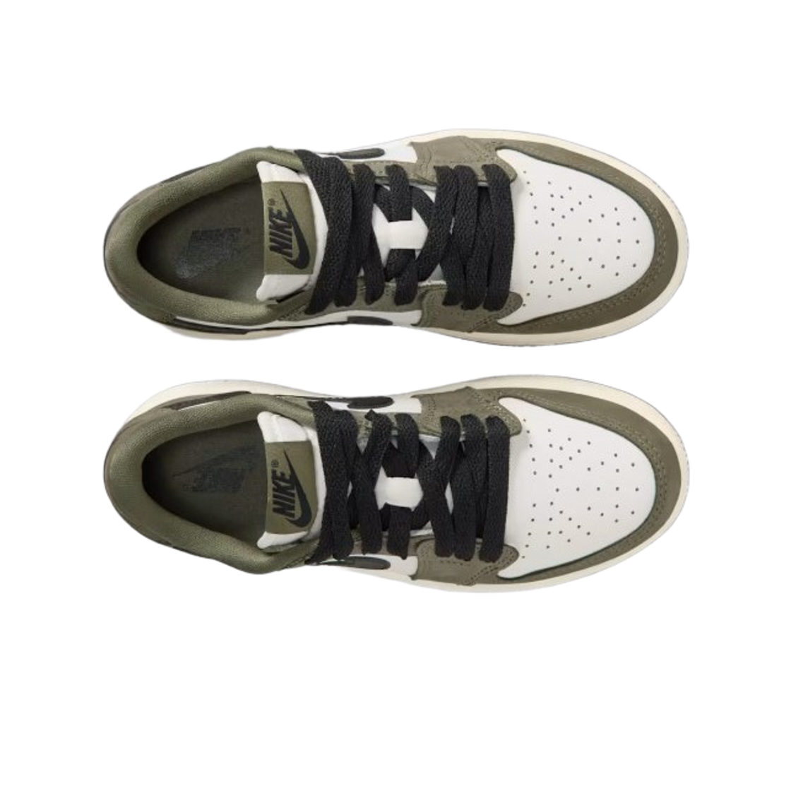 (PS) 조던 1 레트로 로우 OG 미디움 올리브 앤 서밋 화이트((PS) Jordan 1 Retro Low OG Medium Olive and Summit White) - 2