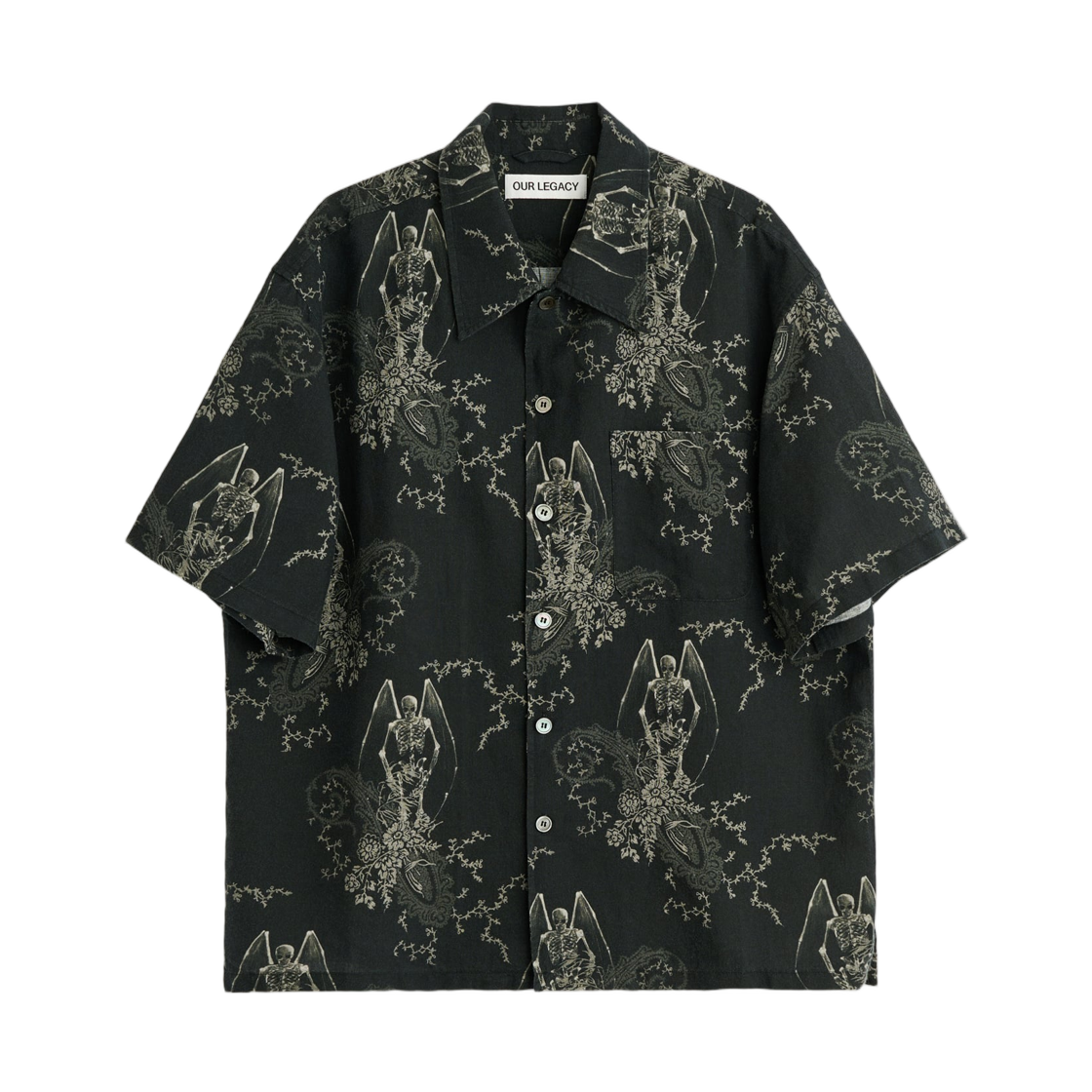 M2262EDP Our Legacy Every Shirt Shortsleeve Death Paisley Print