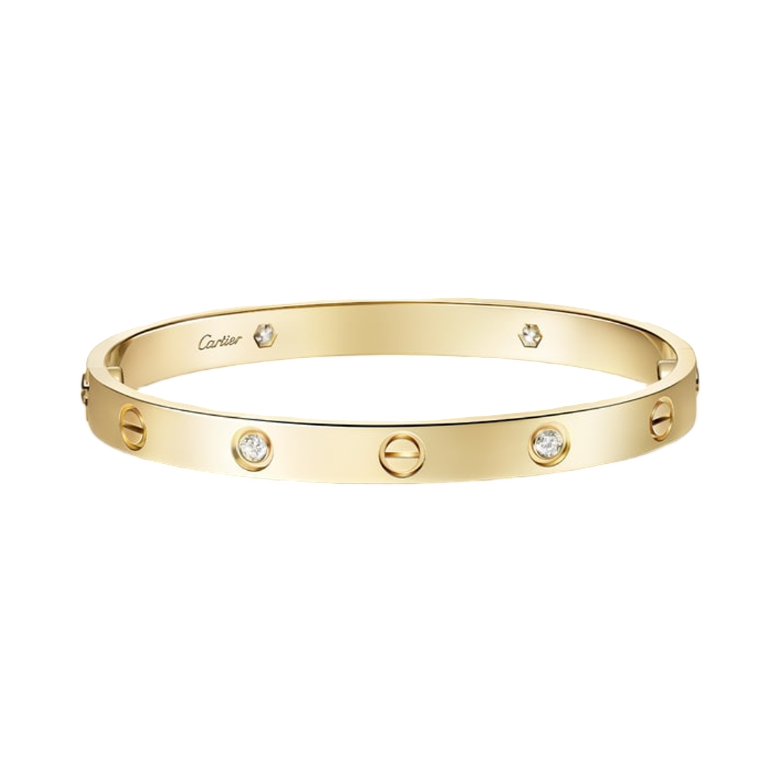 B6070017 Cartier Love Classic Bracelet Yellow Gold