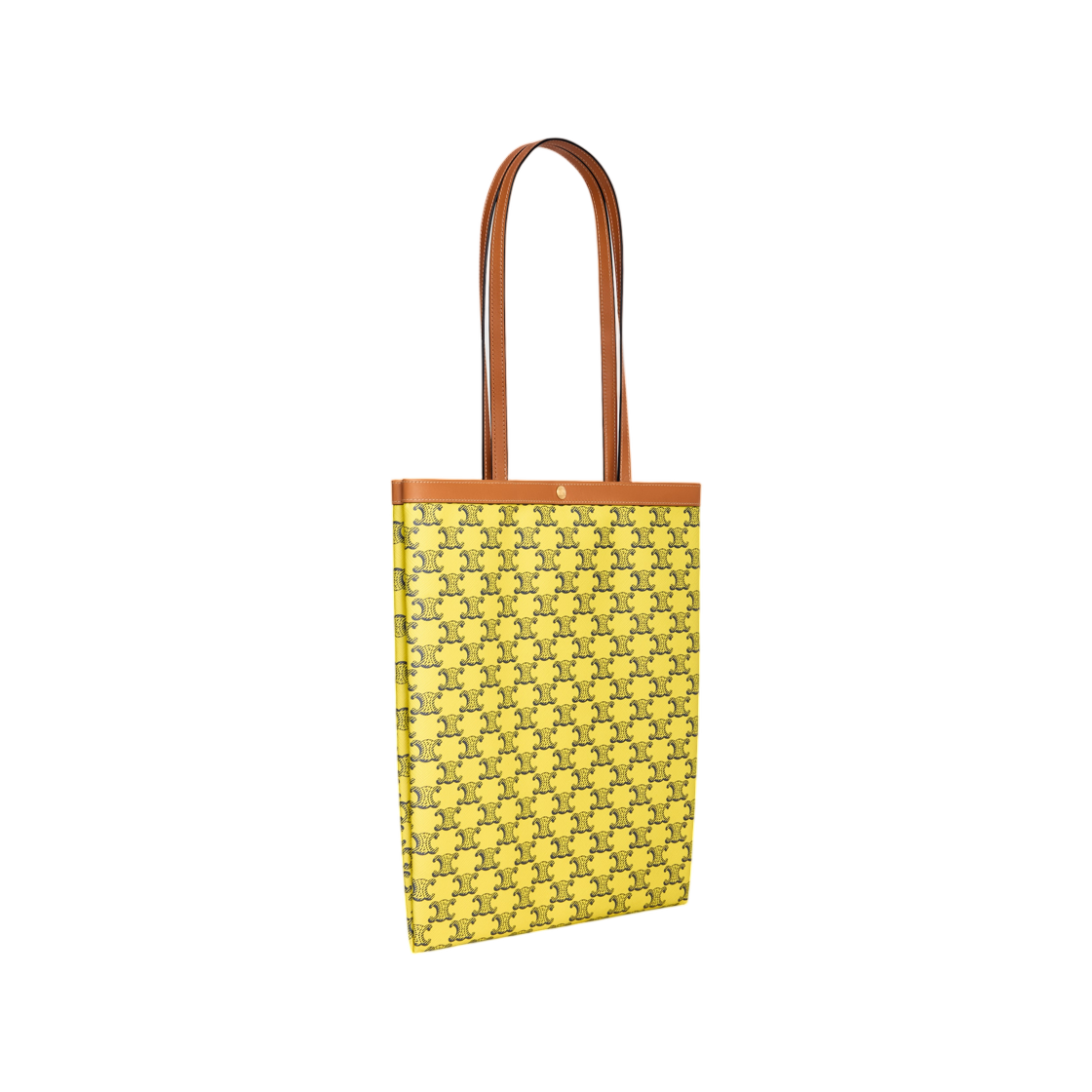셀린느 미디움 플랫 쇼퍼 트리옹프 캔버스 옐로우 네이비(Celine Medium Flat Shopper in Triomphe Canvas Yellow Navy) - 2