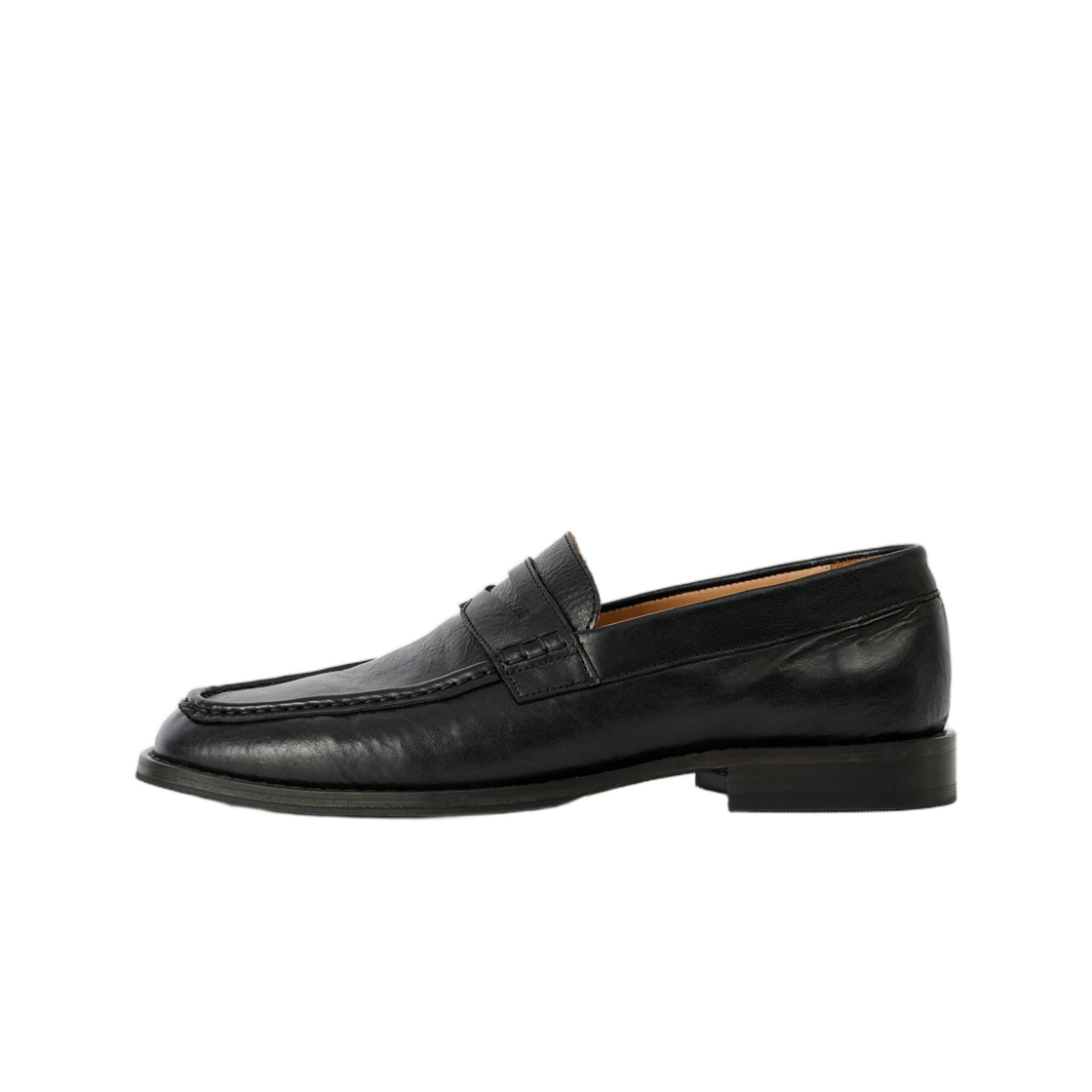 아워레가시 라이트 로퍼 트루 다이드 블랙 레더(Our Legacy Light Loafer True Dyed Black Leather)