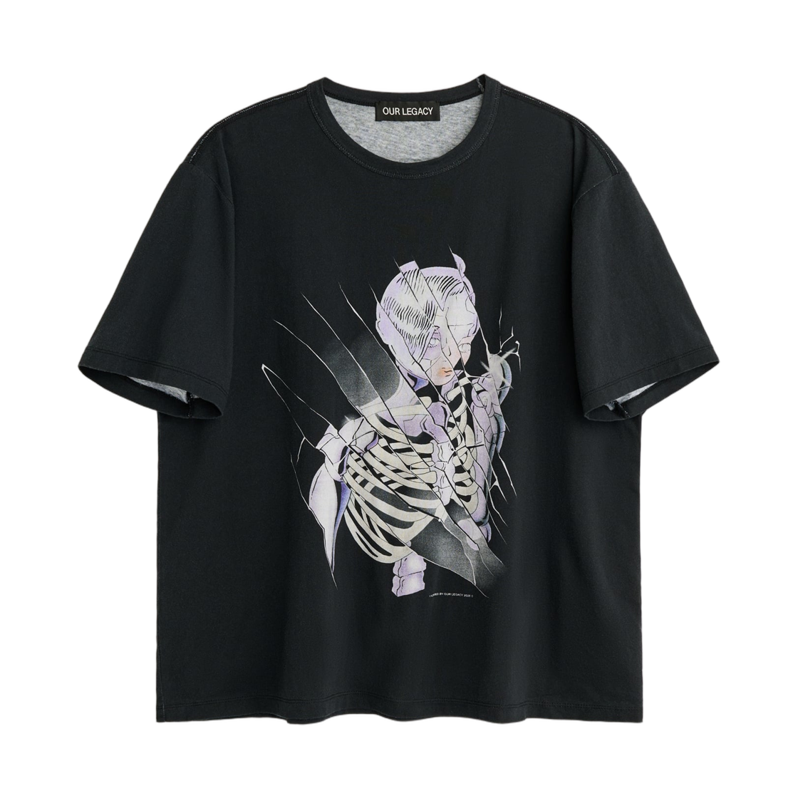 아워레가시 뉴 박스 티셔츠 사이버네틱 엔젤 프린트(Our Legacy New Box T-Shirt Cybernetic Angel Print) - 2