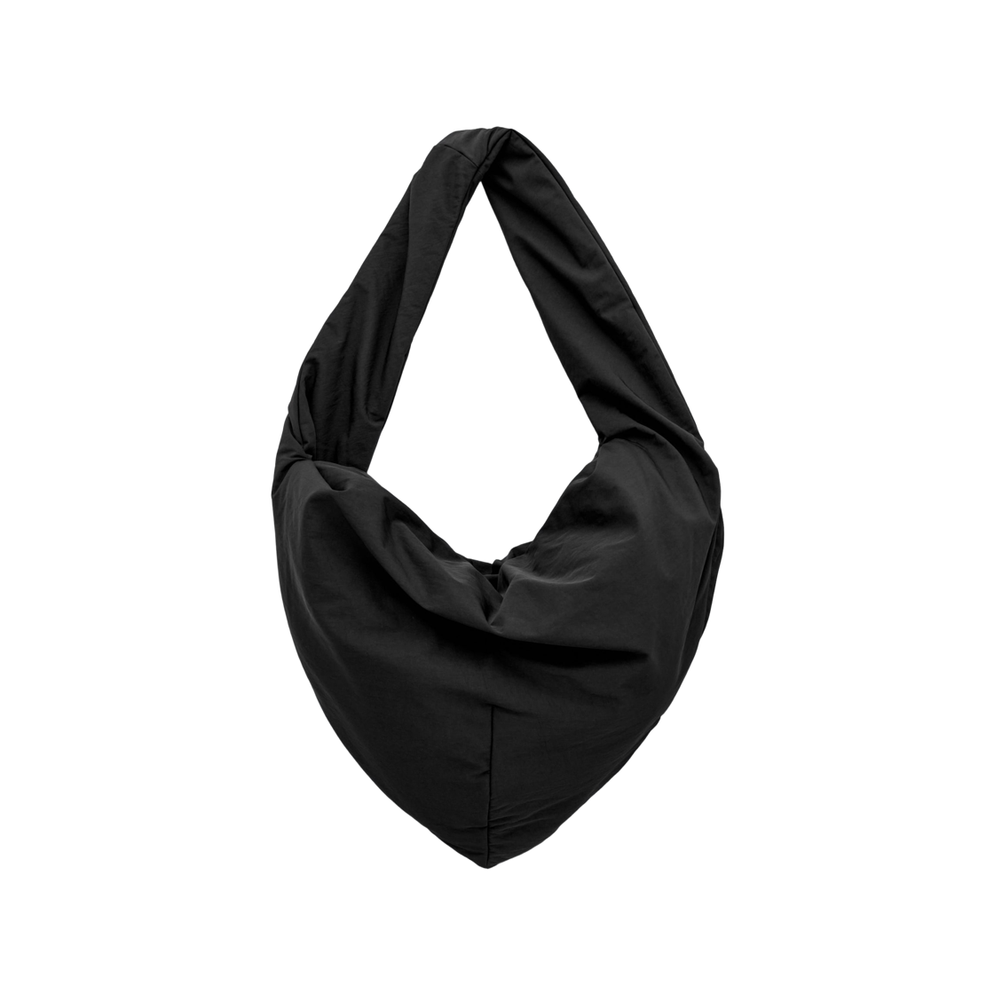 코스 나일론 카이트 오버사이즈 숄더백 블랙(COS Nylon Kite Oversized Shoulder Bag Black)